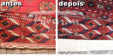 Restauração de Franjas em Tapetes