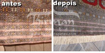 Restauração de Franjas em Tapetes